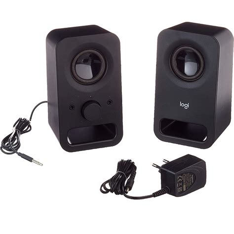980-000814 - Logitech Desktop Speakers Z150 Multimedia mini Speakers Midnight Black 1 speaker 6 watts audio device with 3.5mm